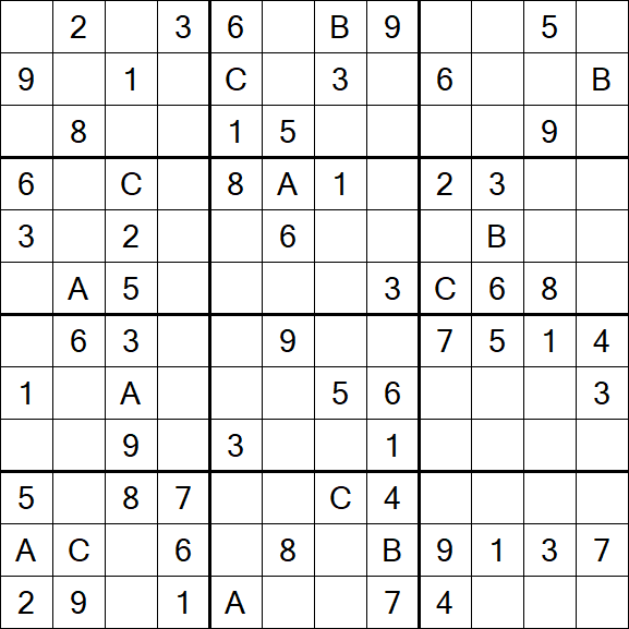 Sudoku 12x12 - Medium