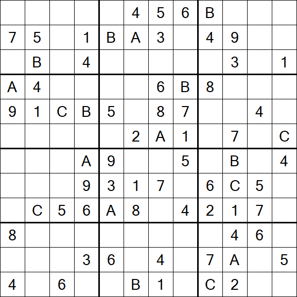Sudoku 12x12 - Medium