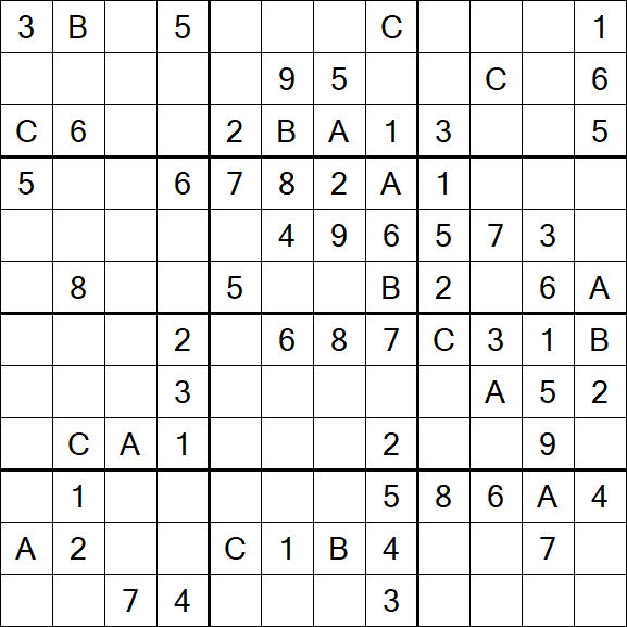 Sudoku 12x12 - Medium