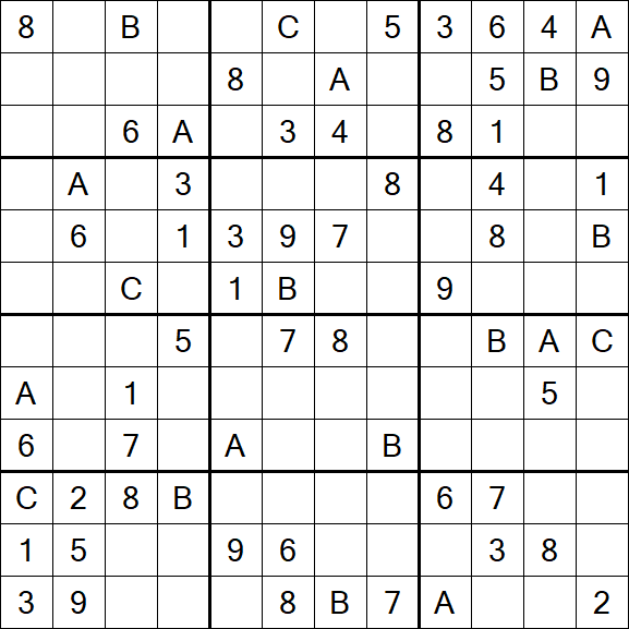 Sudoku 12x12 - Medium