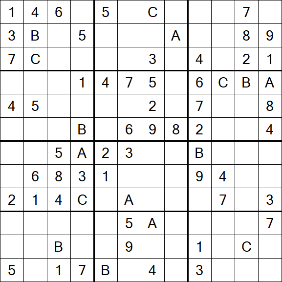 Sudoku 12x12 - Medium