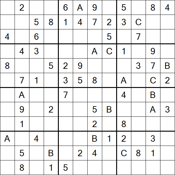 Sudoku 12x12 - Medium
