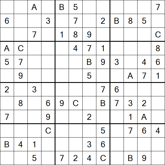 Sudoku 12x12 - Medium