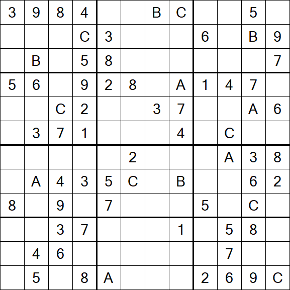 Sudoku 12x12 - Medium