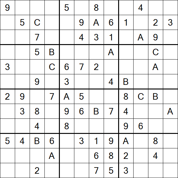 Sudoku 12x12 - Medium