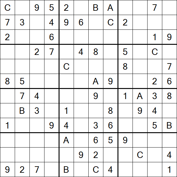 Sudoku 12x12 - Medium