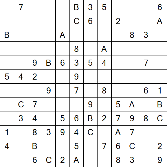 Sudoku 12x12 - Medium