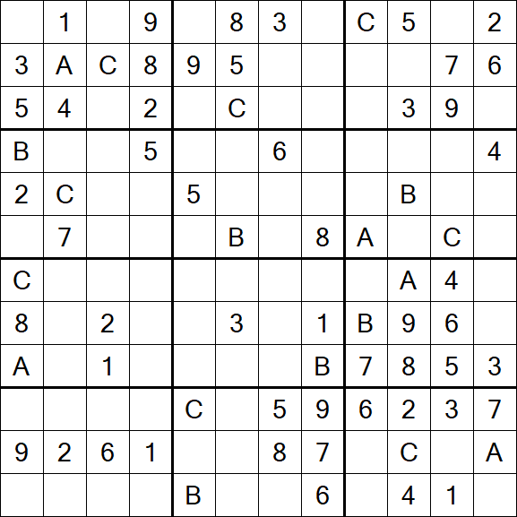 Sudoku 12x12 - Medium