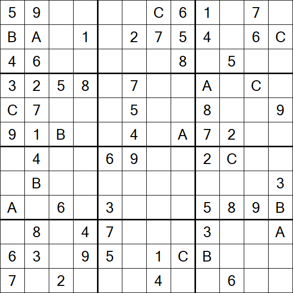Sudoku 12x12 - Medium