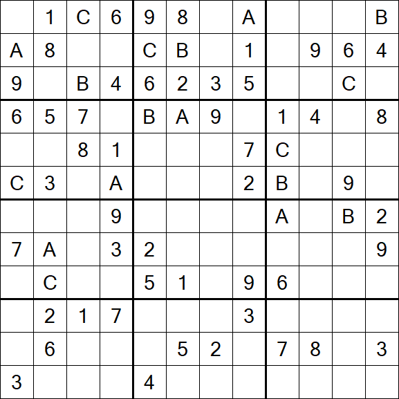Sudoku 12x12 - Medium