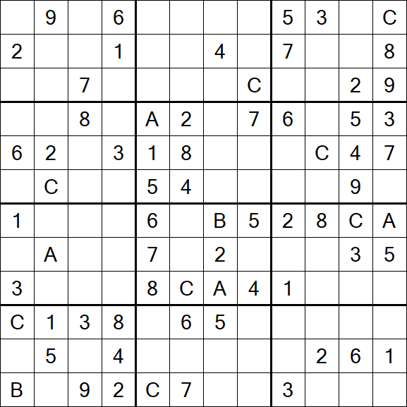 Sudoku 12x12 - Medio