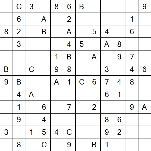 Sudoku 12x12 - Medio