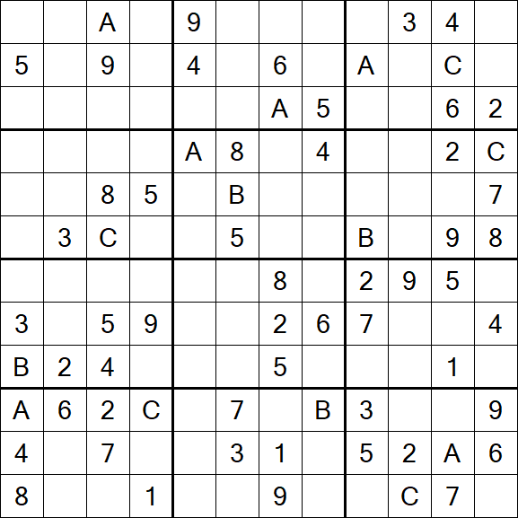 Sudoku 12x12 - Medium