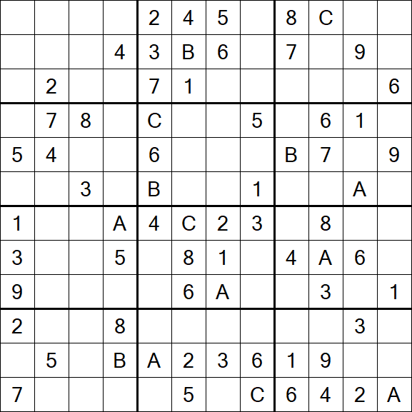 Sudoku 12x12 - Medium