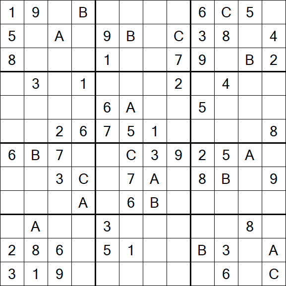 Sudoku 12x12 - Medium