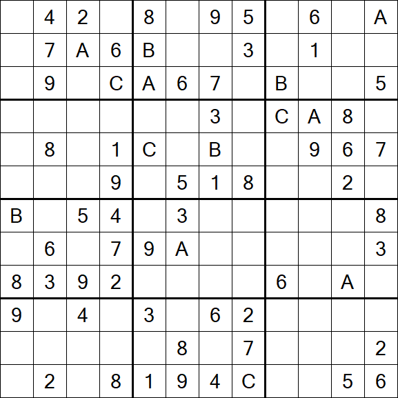 Sudoku 12x12 - Medium