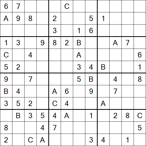 Sudoku 12x12 - Medium