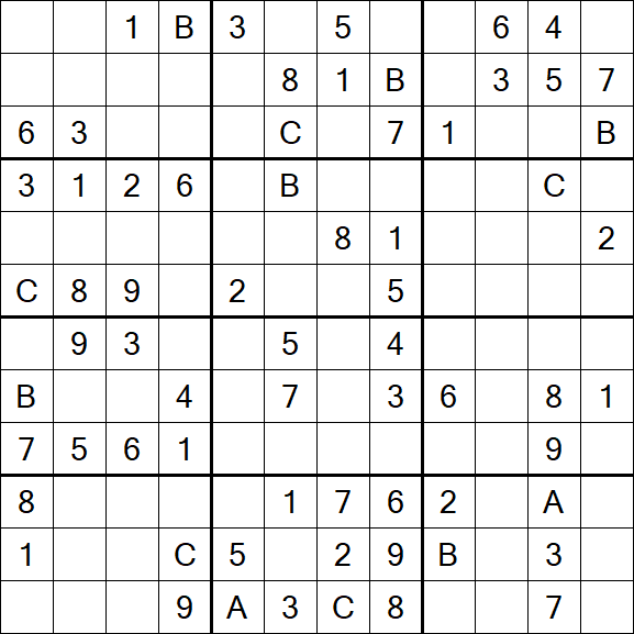 Sudoku 12x12 - Medium