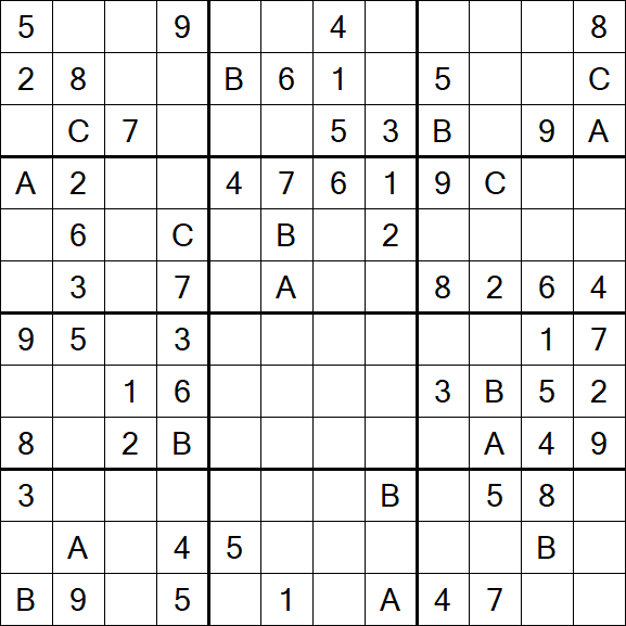Sudoku 12x12 - Medium
