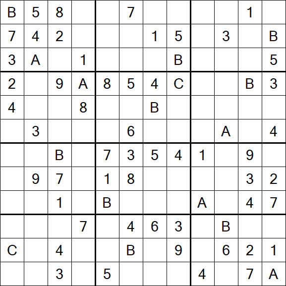 Sudoku 12x12 - Medium