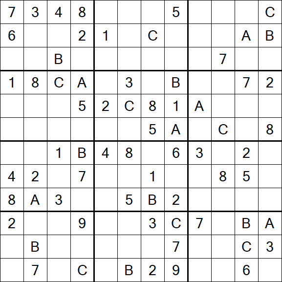Sudoku 12x12 - Medium