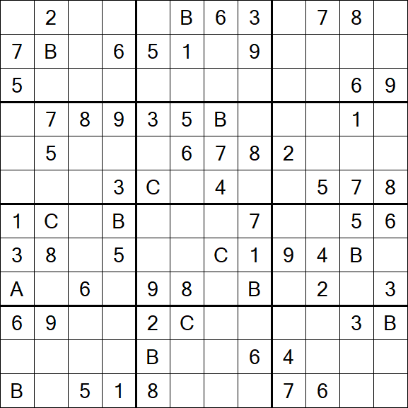 Sudoku 12x12 - Medium