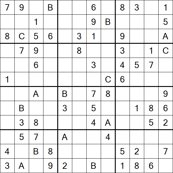 Sudoku 12x12 - Medium