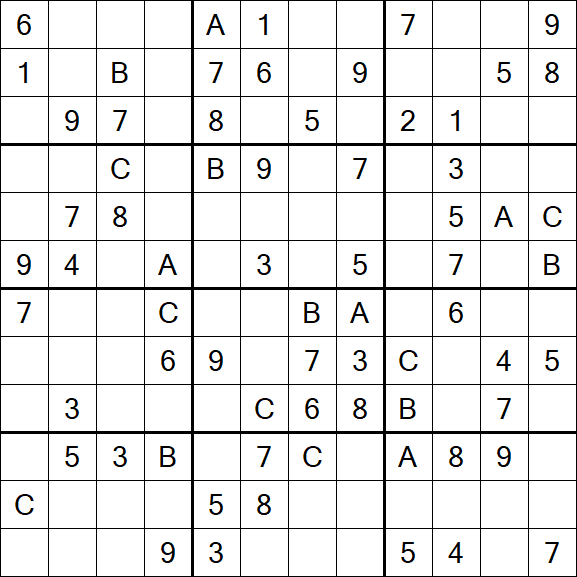Sudoku 12x12 - Medium