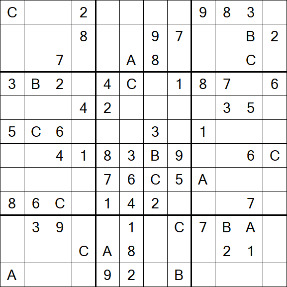 Sudoku 12x12 - Medium