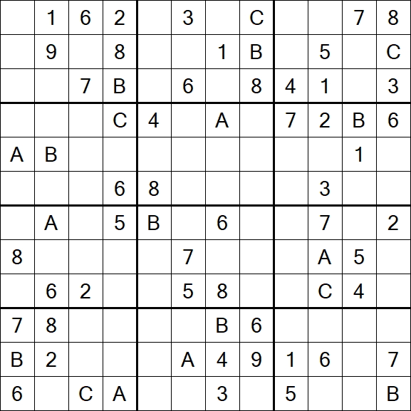 Sudoku 12x12 - Medium