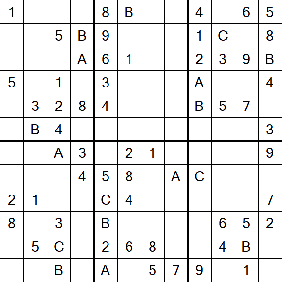 Sudoku 12x12 - Medium