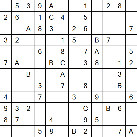 Sudoku 12x12 - Medium