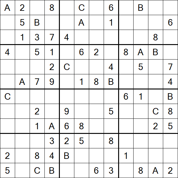 Sudoku 12x12 - Medium