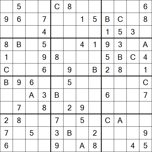 Sudoku 12x12 - Medium
