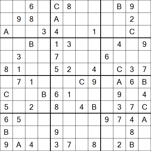 Sudoku 12x12 - Medium