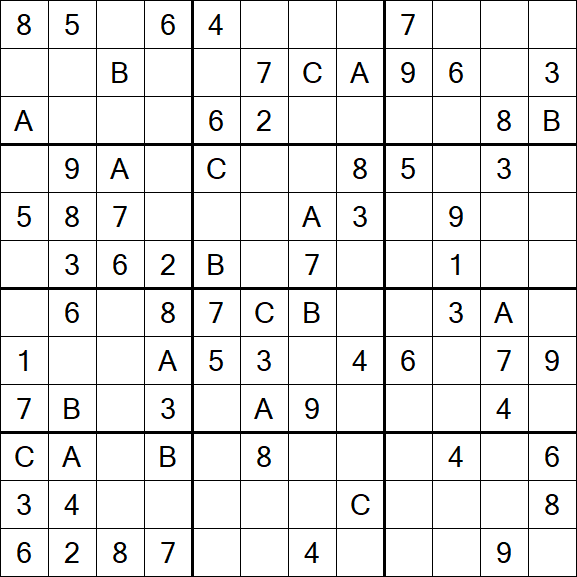 Sudoku 12x12 - Medium