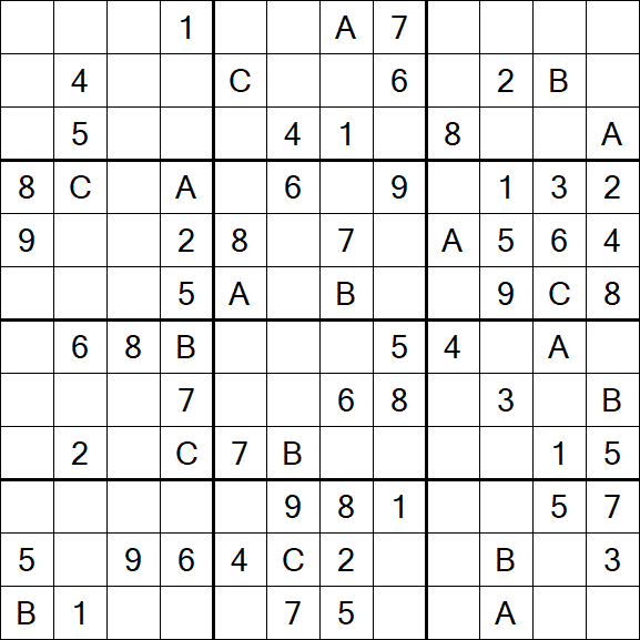 Sudoku 12x12 - Medium
