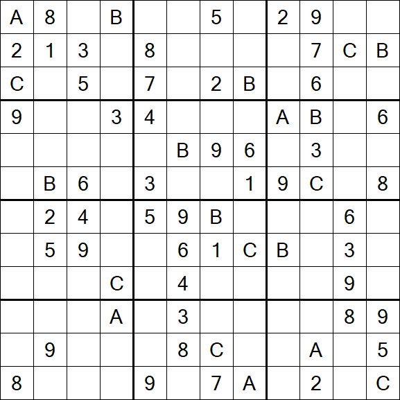 Sudoku 12x12 - Medium