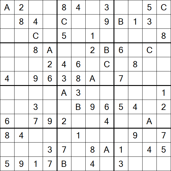 Sudoku 12x12 - Medium