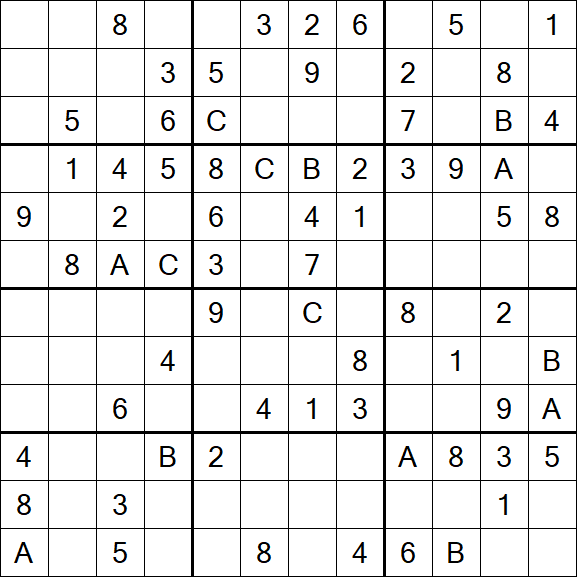 Sudoku 12x12 - Medium
