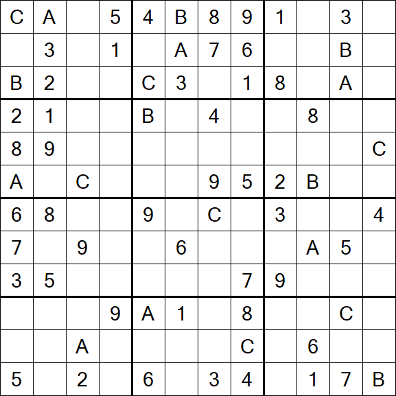 Sudoku 12x12 - Medium