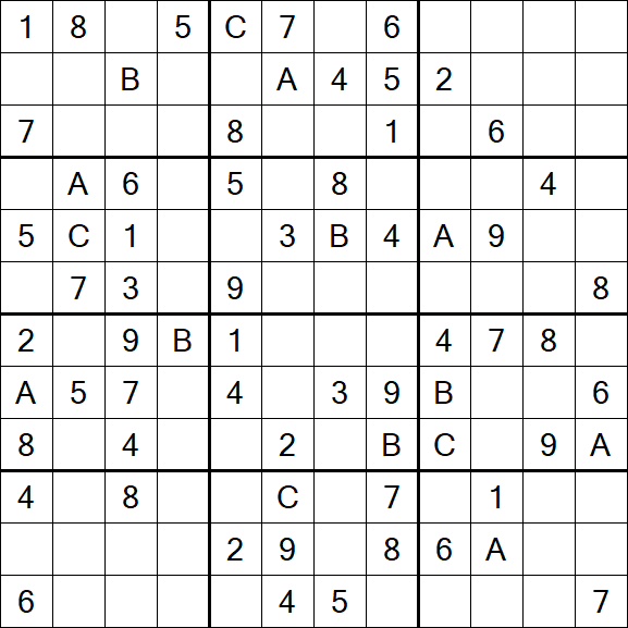 Sudoku 12x12 - Moyen