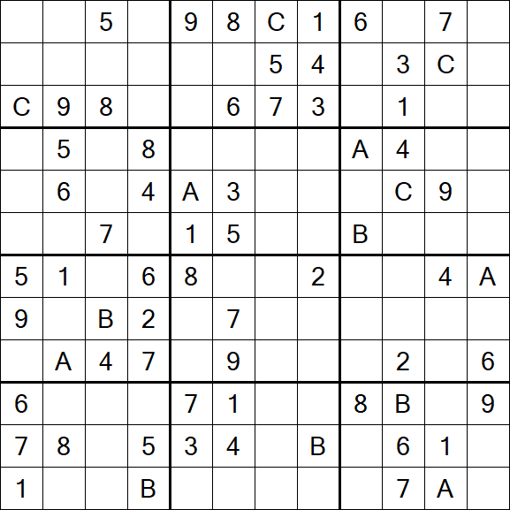 Sudoku 12x12 - Medium
