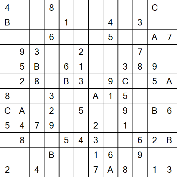 Sudoku 12x12 - Medium