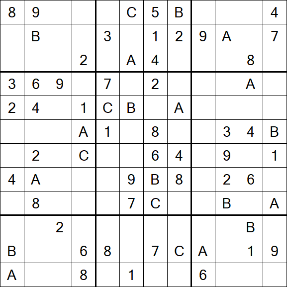 Sudoku 12x12 - Medium