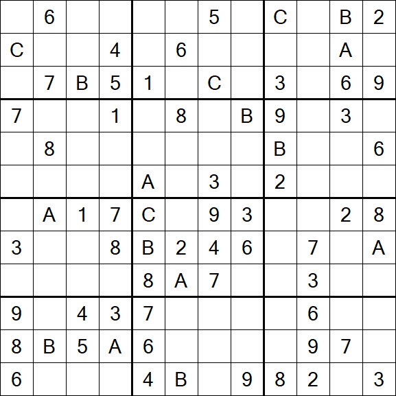 Sudoku 12x12 - Medium