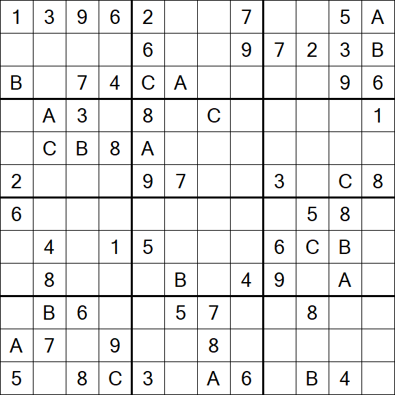 Sudoku 12x12 - Medium