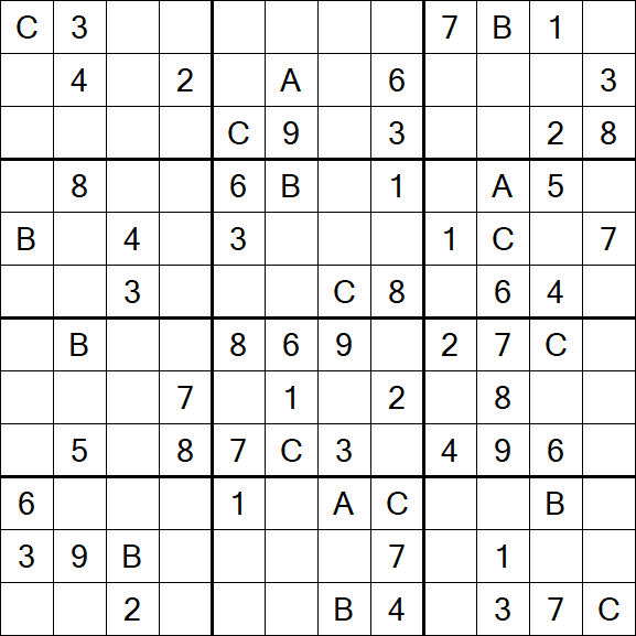 Sudoku 12x12 - Medium