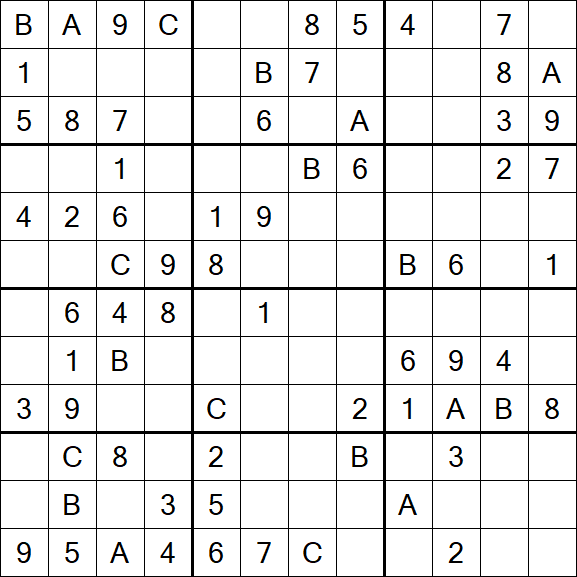 Sudoku 12x12 - Medium