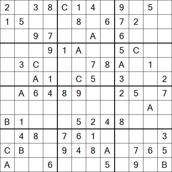 Sudoku 12x12 - Medium